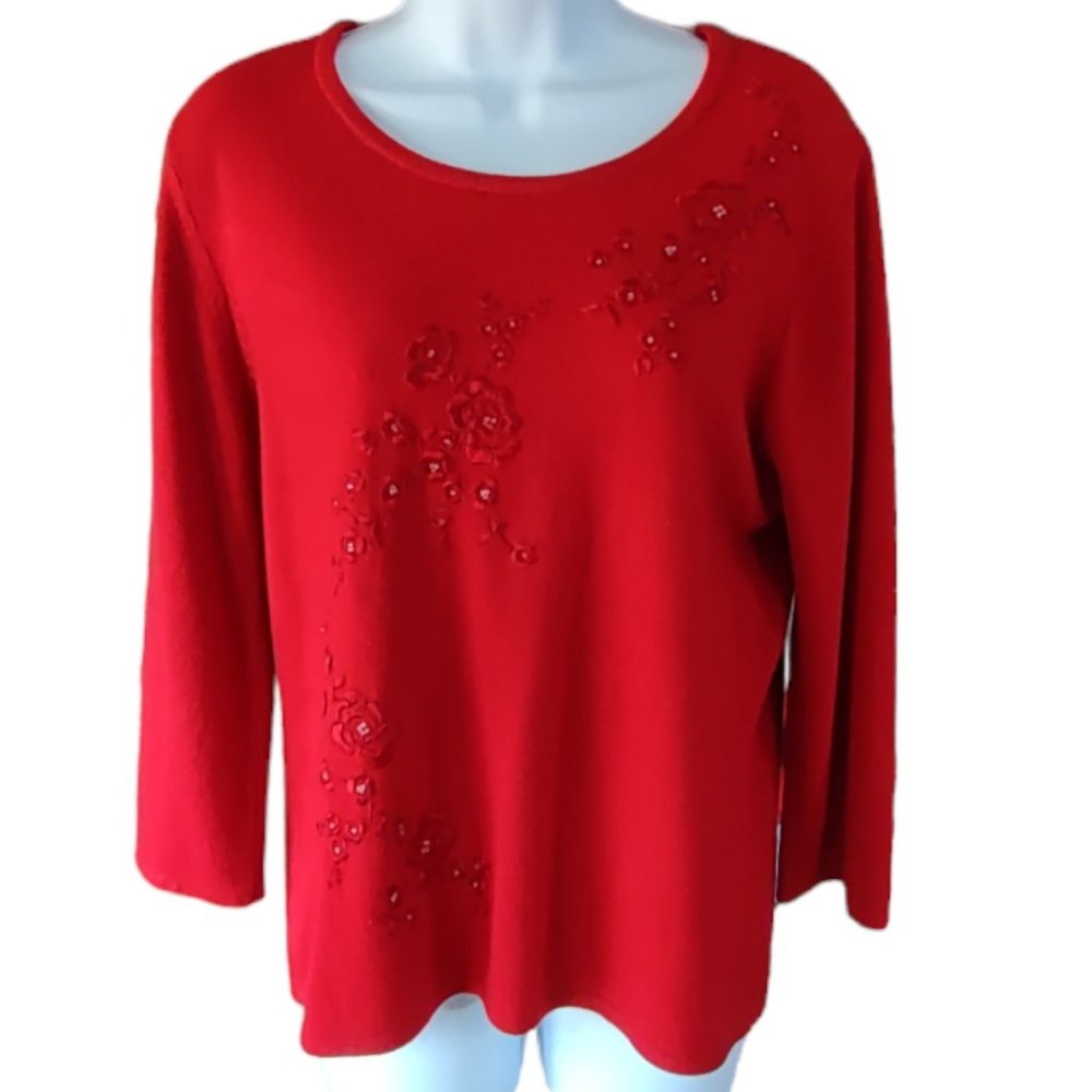 Laura Scott Dressy Sweater Size L